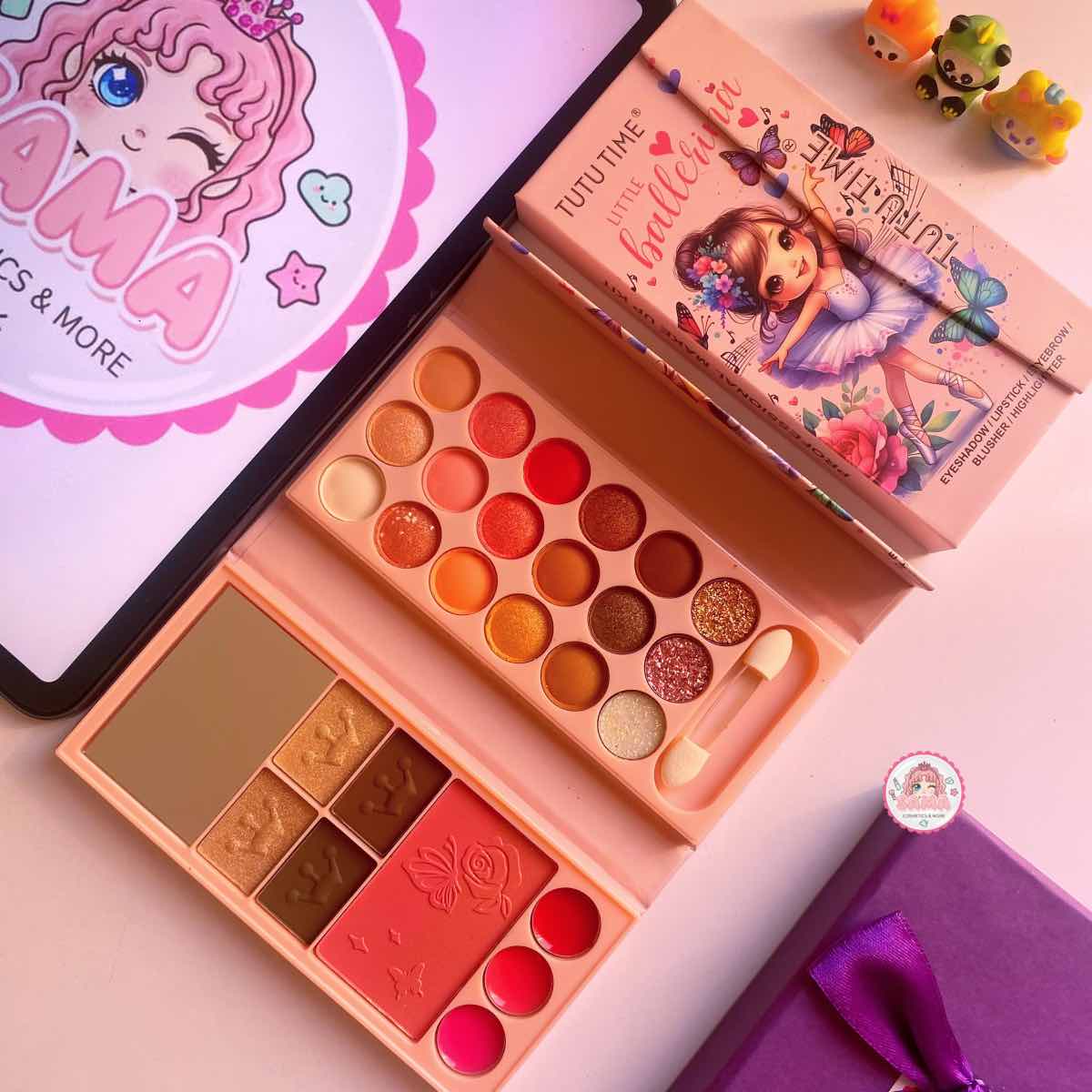ballet-2-book-style-eyeshadow-palette پالت سایه کتابی باله ۲-تصویر اصلی
